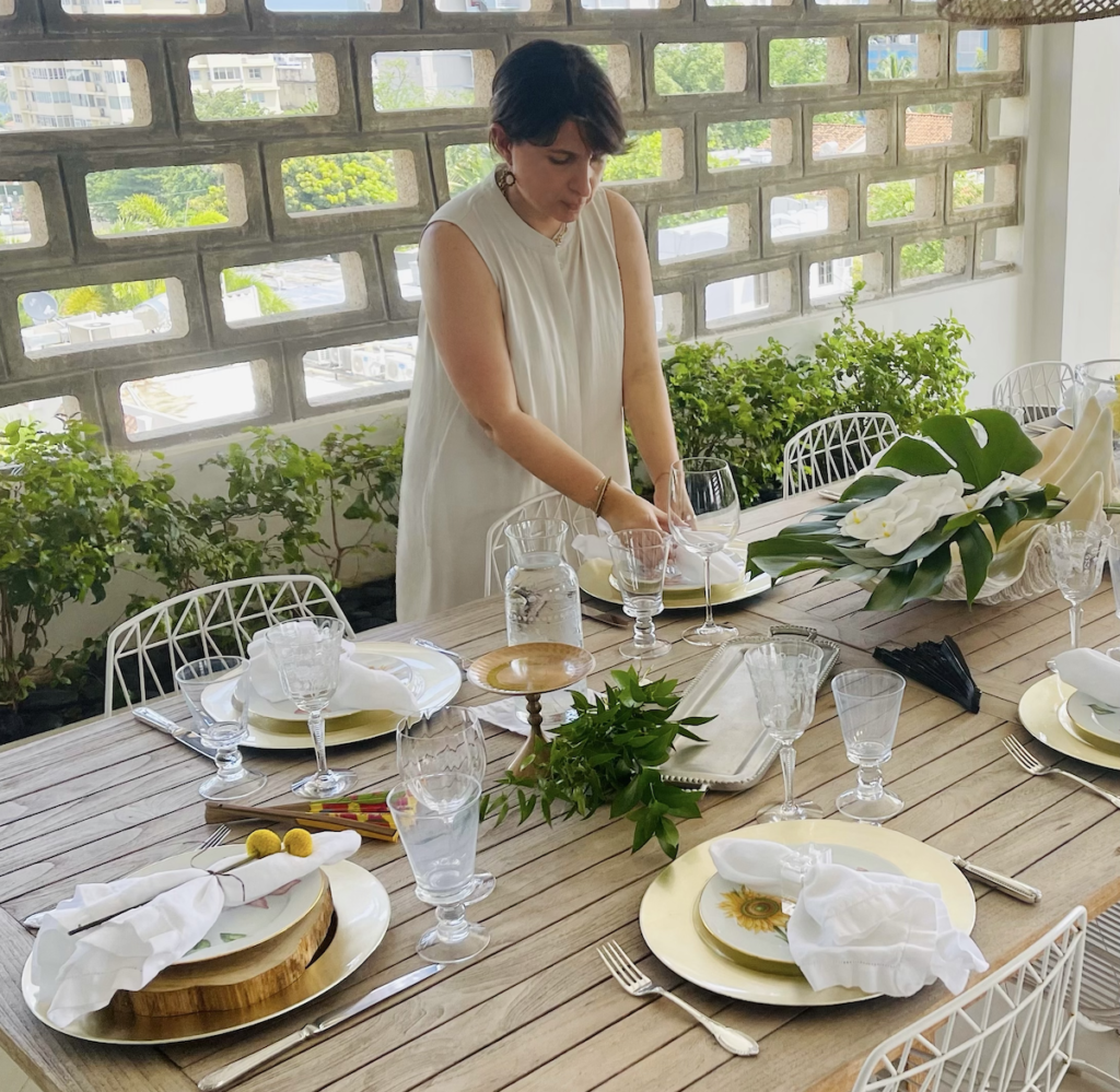 Juliette Calaf Interiors Tablescape Design